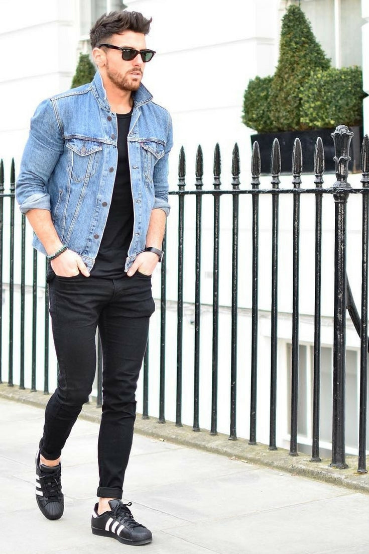 Jean Jacket Outfits For Males | 15+ Trending Examples