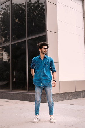 9 Denim Shirt Outfit Concepts for Males to Elevate Your Model Sport